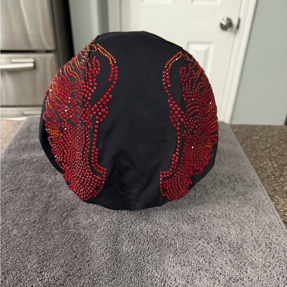 Helmet cover.